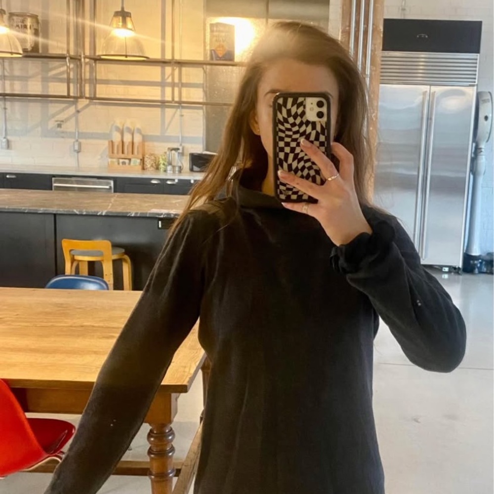 Dark grey Long Sleeve Top